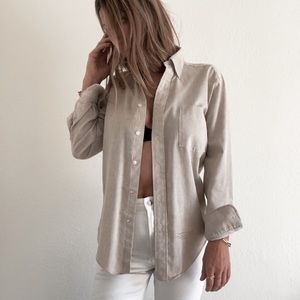 Vintage Strip Button Up